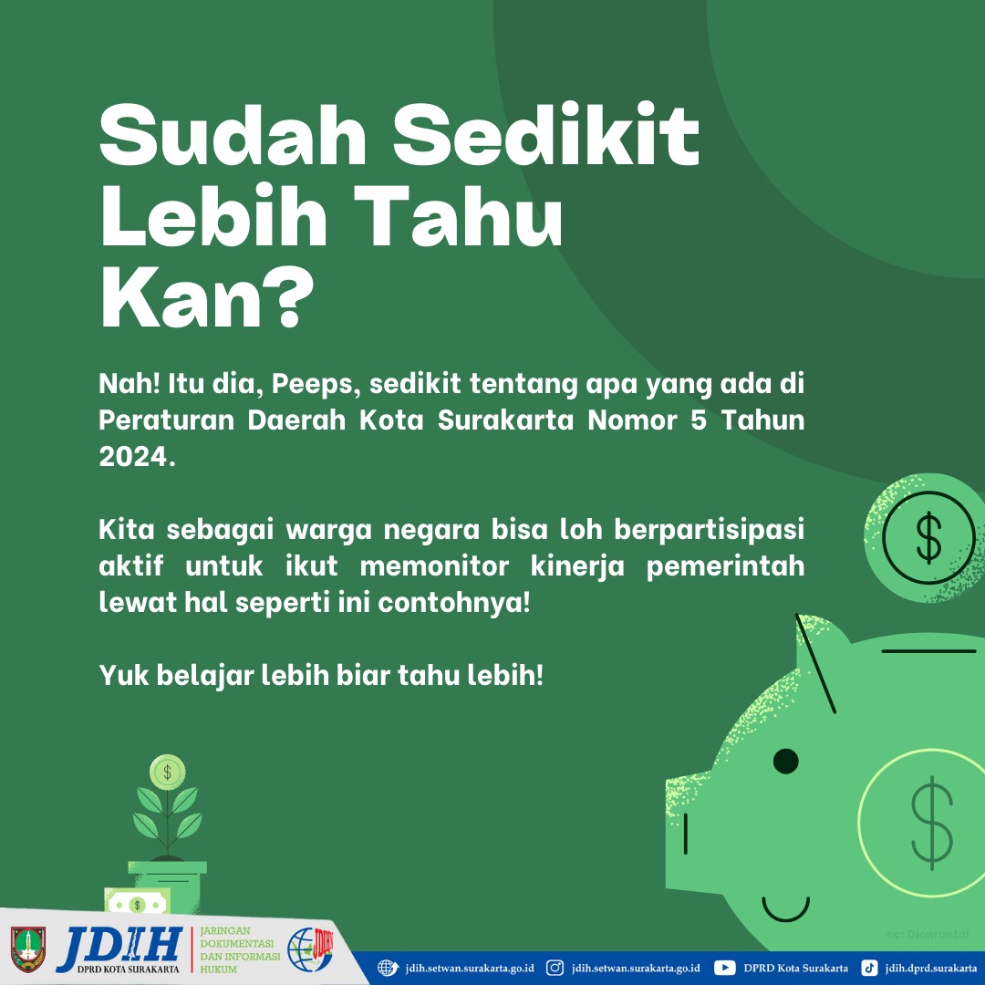 PERDA KOTA SURAKARTA NOMOR 5 TAHUN 2024